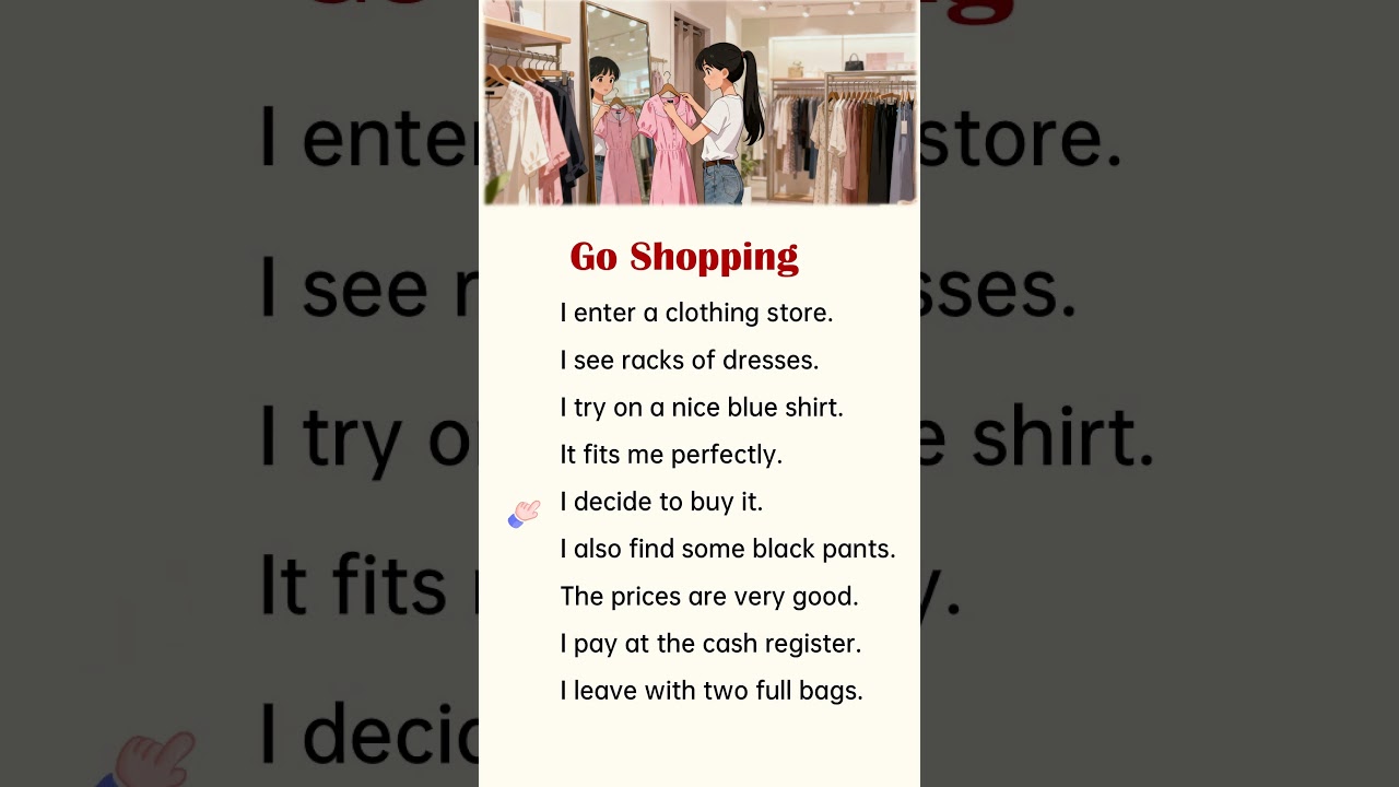 Go Shopping | Learn English  