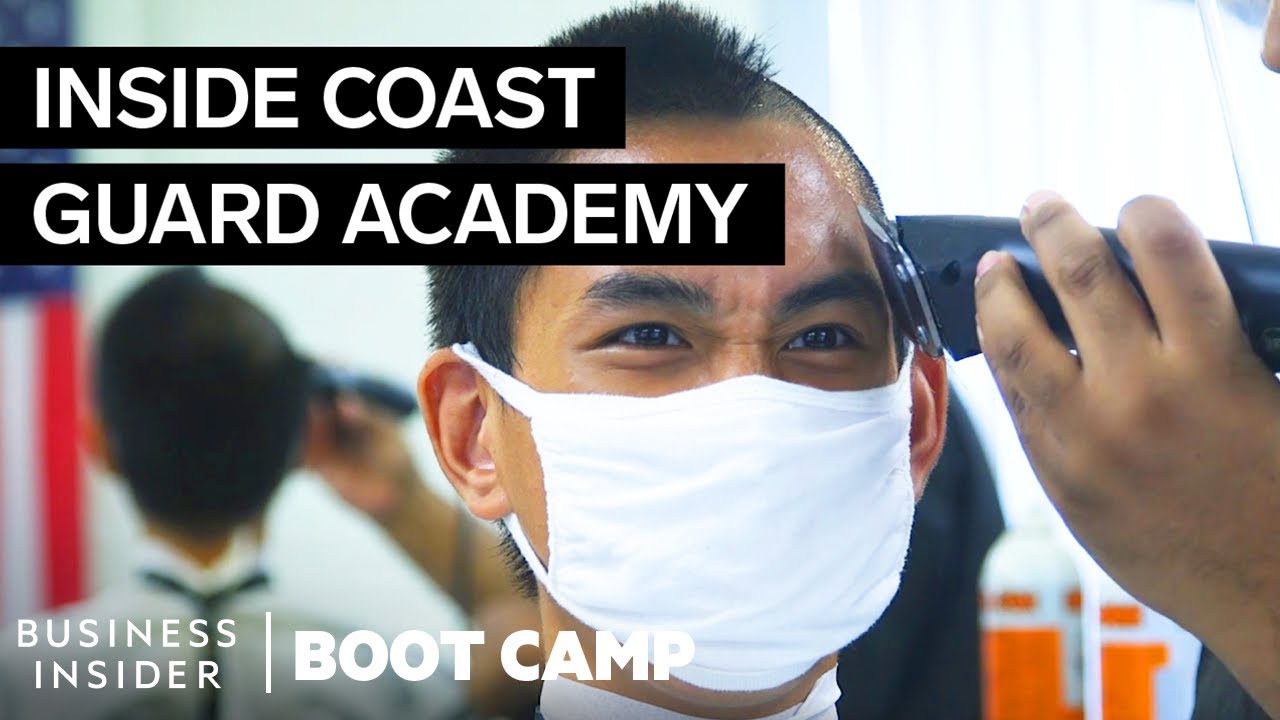 What New Coast Guard Swabs Go Through On Their First Day At The Academy | Boot Camp