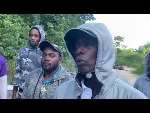 Fiery protest over deplorable Manchester road