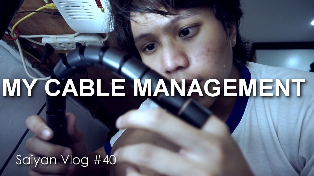 MY CABLE MANAGEMENT SETUP - (Saiyan Vlog #40) - YouTube