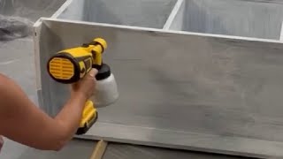 Cordless Paint Sprayer for DEWALT 20V Battery 30000RPM HVLP Spray Paint Gun Review