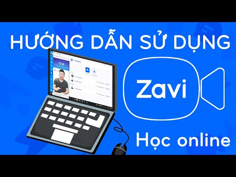 Hướng dẫn cách sử dụng phần mềm Zavi Zalo học online trực tuyến trên máy tính pc