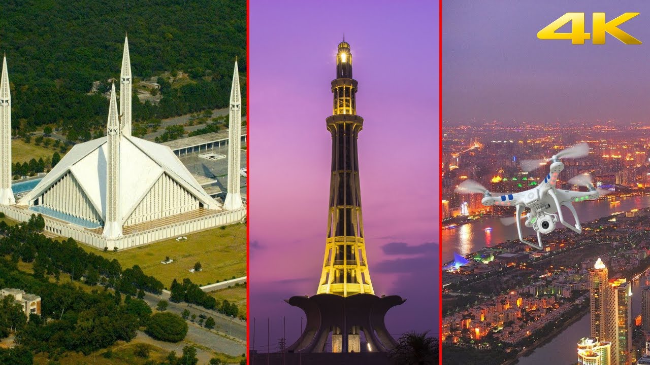 4K Drone View Of 3 Biggest Cities In Pakistan 2021 || Islamabad, Lahore, Karachi 4k Drone Footage