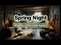 [Melody-011] Late-Night Piano with Audio Spectrum│늦은 밤 빠져드는 피아노 연주와 오디오 스펙트럼 영상│Spring Night
