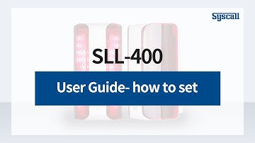 Syscall(SLL-400) User Guide- how to set