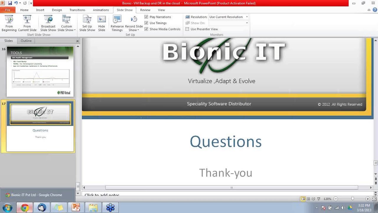 Virtual Machine Backup and DR in the Cloud