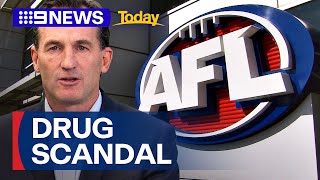 Up to 100 AFL players granted secret immunity from three-strike drug policy | 9 News Australia