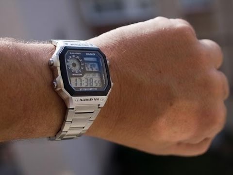 Casio AE-1200WHD 1AVEF Casio Royale watch Unboxing Review AE-1200WHD-1AVEF AE1200WHD - YouTube