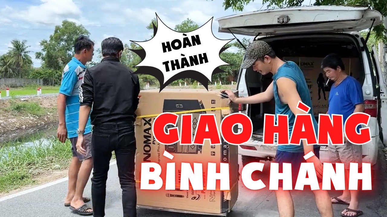 Chuyến Giao Loa Điện Nanomax Pro 909i Về Bình Chánh Bằng Xe Máy 🔊
