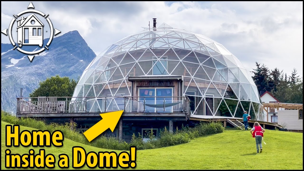 Sustainable Arctic DOME HOME recycles water & grows food!