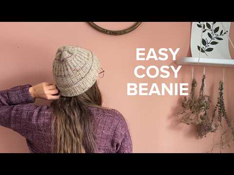 A step-by-step knitting tutorial for an easy ribbed hat! - YouTube