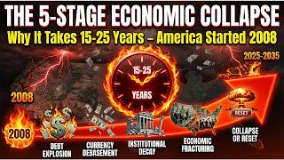 The 5-Stage Economic Collapse: Why It Always Takes 15-25 Years (America Started in 2008)