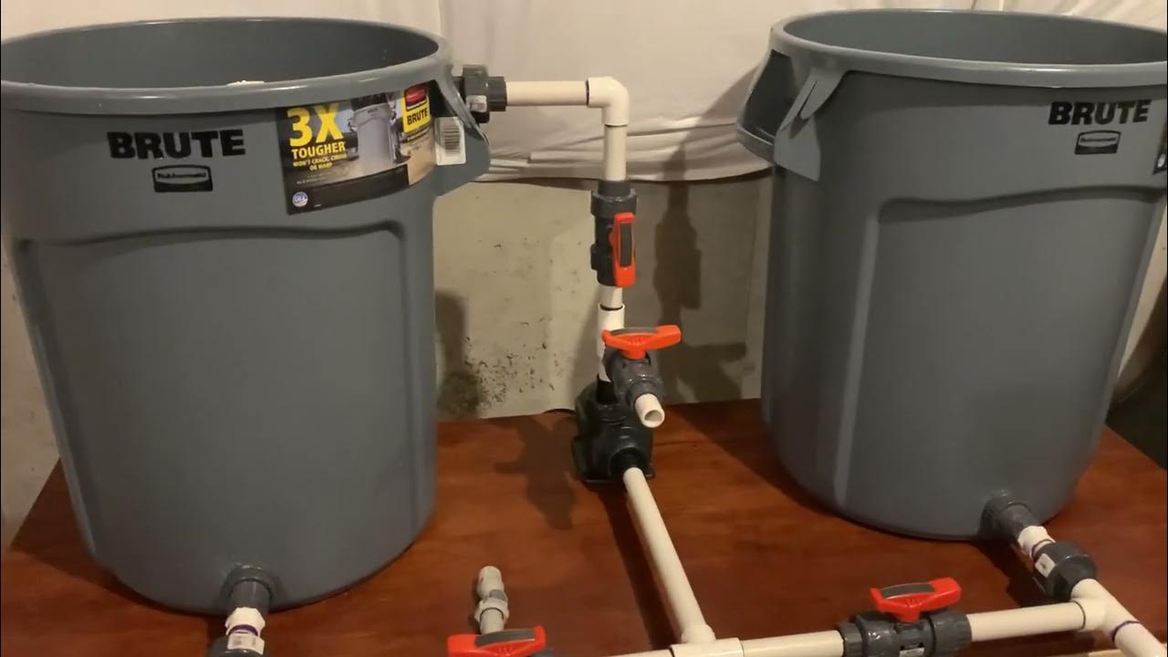 Saltwater mixing station walkthrough YouTube