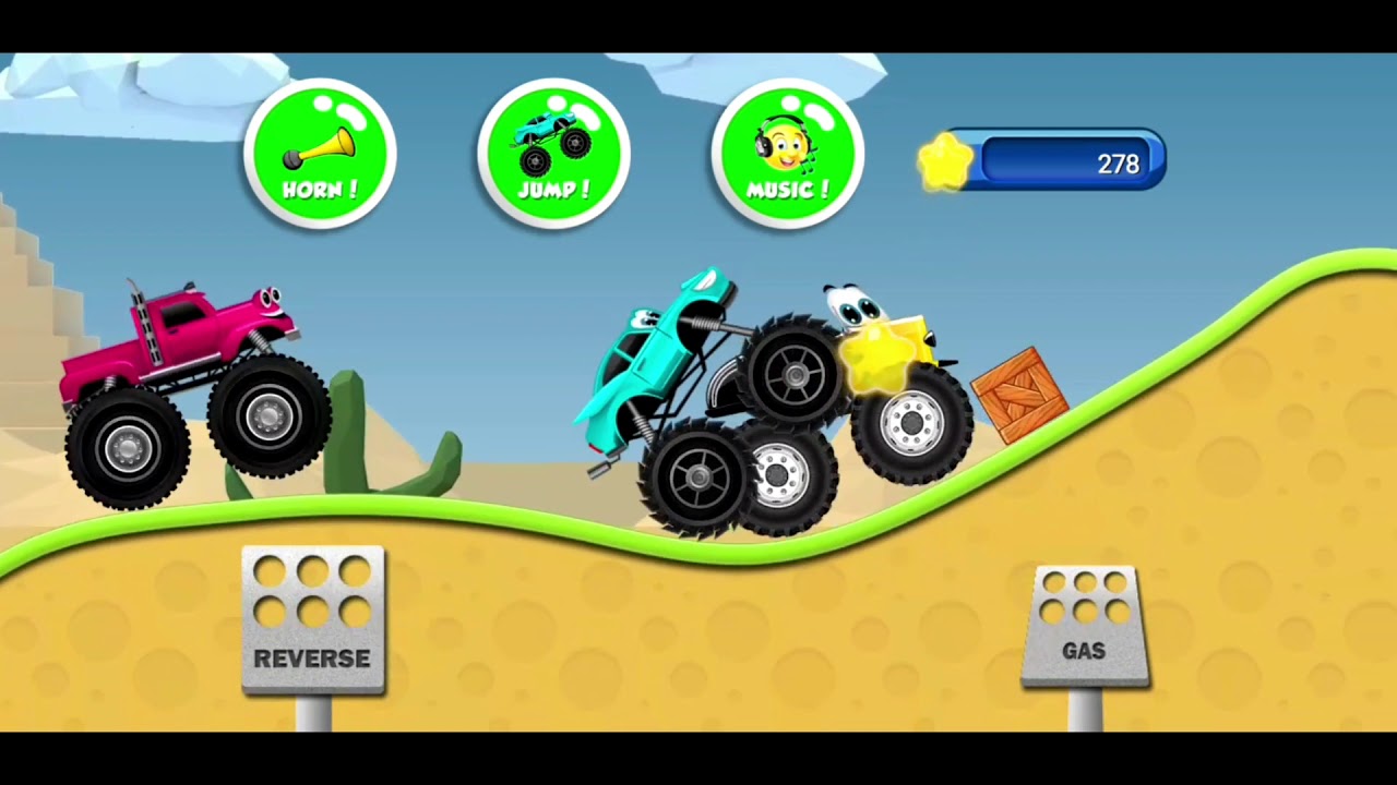 Monster Trucks Action Race / Racing Action Tiny Lab Game / Videos Games ...