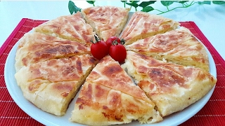 5 Dakikada Hazır Yufkadan Su Böreği Lezzetinde Tava Böreği-Börek Tarifleri-Gurbetinmutfagi