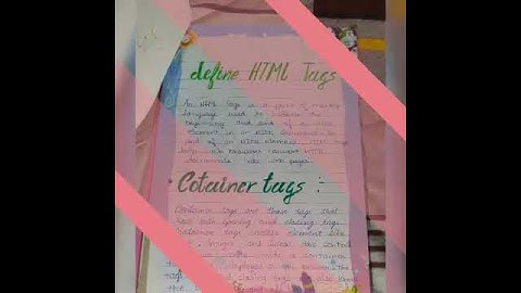 HTML tags and attributes #assinment # class 8th# computer# top short#