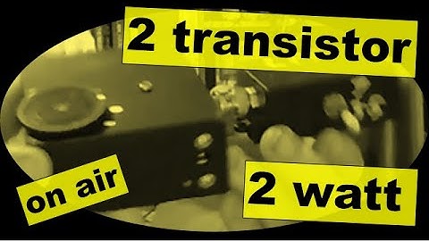 2 transistor 2 watts 80m CW tx (now in a case)