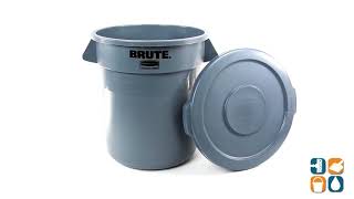 Rubbermaid 2609 Round Brute Lid For 10 Gallon Trash Cans, Gray
