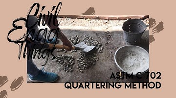 ASTM C 702 Reducing Field Sample of Aggregates to Testing Size