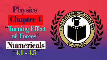 Class 9th | Physics | Chapter 4 - Numerical Problems (4.1-4.5) | PTB | Explore Learning Academy