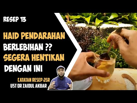 Ramuan Agar Haid Berhenti