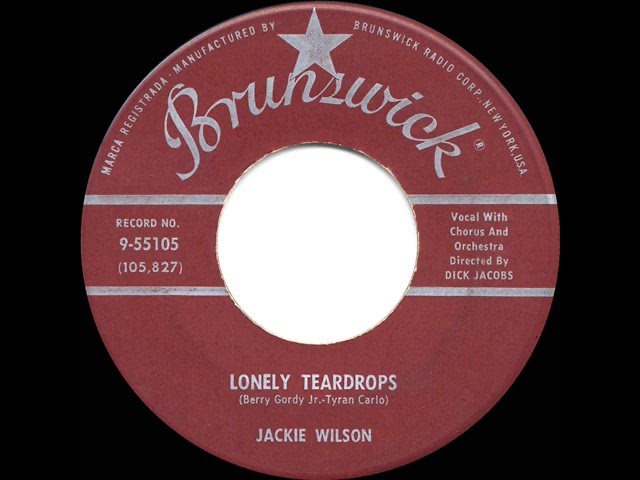 1959 HITS ARCHIVE: Lonely Teardrops - Jackie Wilson - YouTube