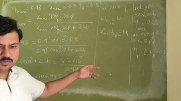 BEE 1 Ph Transformers Lec 9 Efficiency Examples