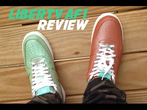 Nike Air Force 1 Statue Of Lady Liberty Sneaker Detailed Review + On Feet -  THEY ARE COLOR CHANGING!