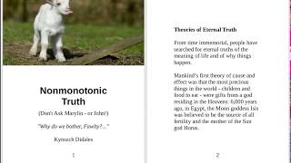 Nonmonotonic Truth