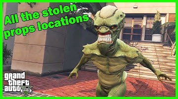 GTA 5 ONLINE | SOLOMON STOLEN PROPS MISSION - ALL LOCATIONS - HOW TO UNLOCK THE XENOMORPH SUIT