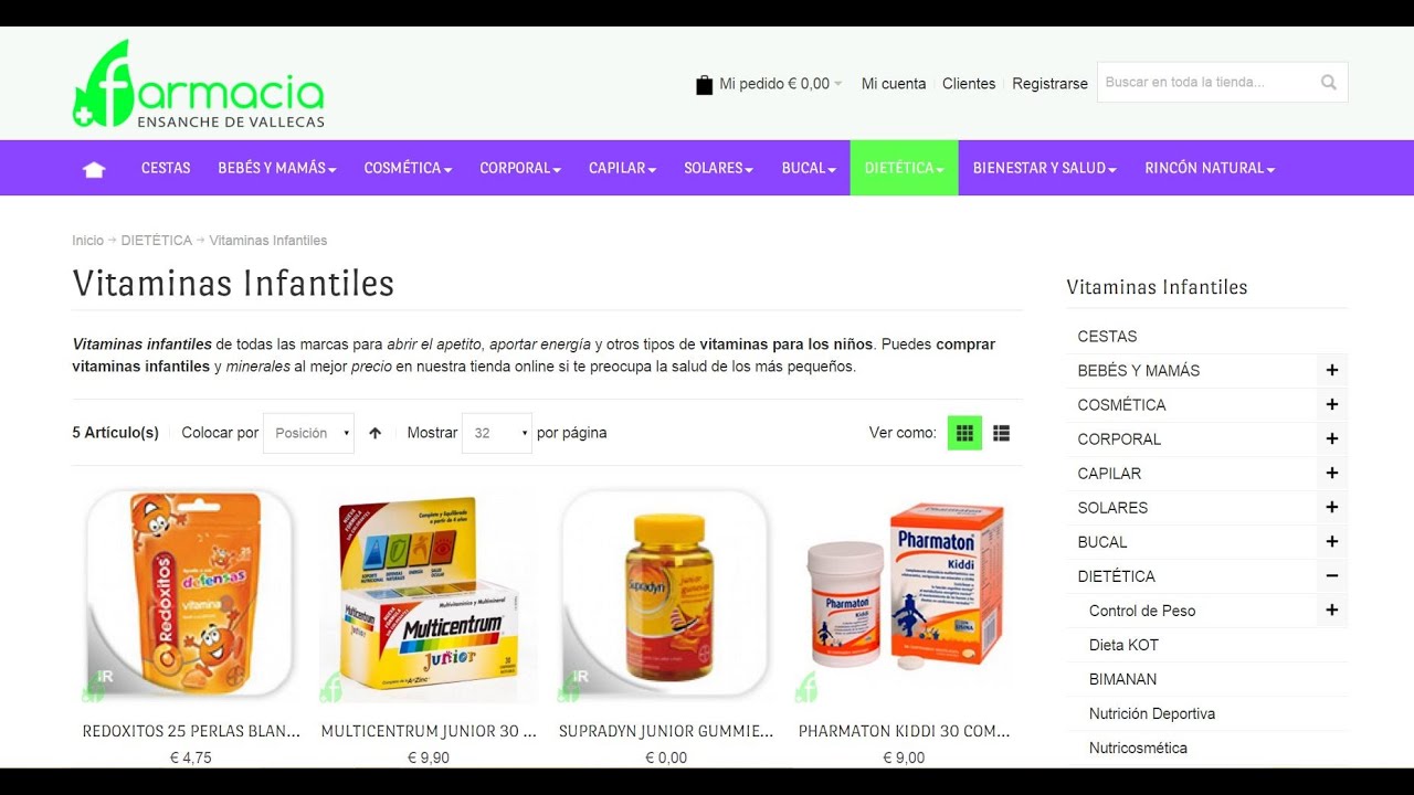 Vitaminas infantiles para abrir el apetito y otras Vitaminas infantiles para abrir el apetito y otras