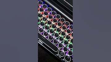 7KEYS TW1867 Typewriter keyboard with a tablet stand.