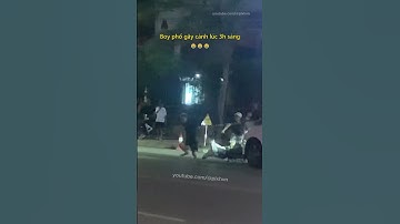 Boy phố gãy cánh lúc 3h sáng ở Hải Phòng 😂 #giaothong #tinhhuonggiaothong #tretrau #luatgiaothong