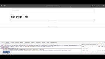Title Component Usage (v1)