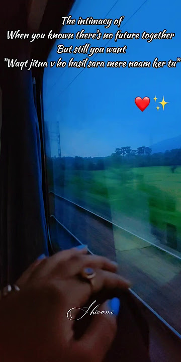 💞waqt jitna v ho hasil sara mere naam ker tu😃 #ytshorts #lyrics #whatsappstatus #bollywood #song