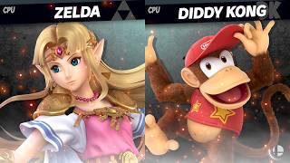 SWC Group H - Round 1:  Zelda vs Diddy Kong