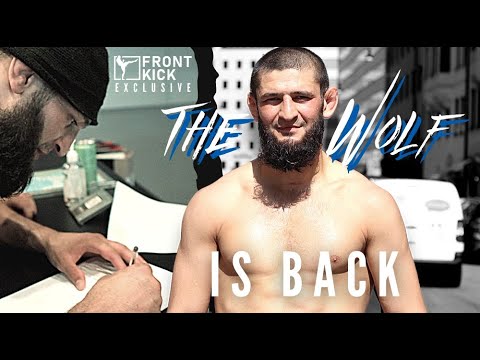 KHAMZAT CHIMAEV WORKOUT, INTERVIEW & UFC CONTRACT SIGNING (Talks Luke Rockhold, Kevin Holland, More)