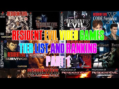 Resident Evil Tier List Game Rankings (Part 1) - YouTube