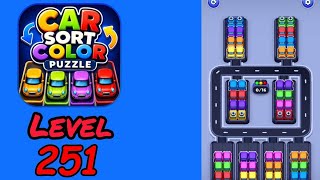 Car Sort Color Puzzle Level 251 Walkthrough