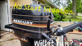 35 hp mercury outboard no start. Will it run? 1980 Mercury 35 Hp Outboard