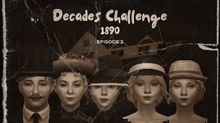A chaotic beginning... | Sims 4 Decades Challenge - Episode 2