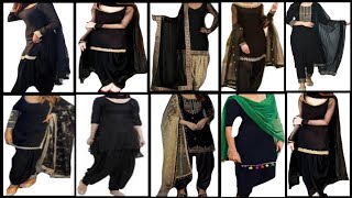 2024 New Plain Black Punjabi Suits/New Black Punjabi Suits/Black Punjabi Suits/Designer official A1/