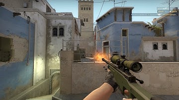 AWP NOSCOPE JUMPSHOT HEADSHOT by Glowing [csgo-demos]
