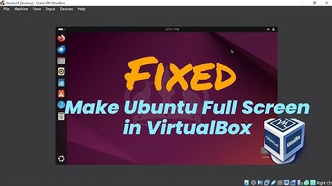 How to make Ubuntu Full Screen in VirtualBox | Fix small screen issues in Ubuntu 24.04 (2024)