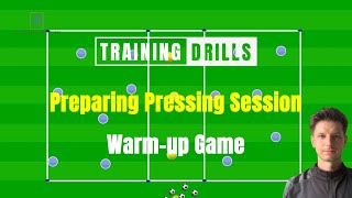 3-Zone Passing Interception Warm-up Drill for the Warm-up of your Football Team