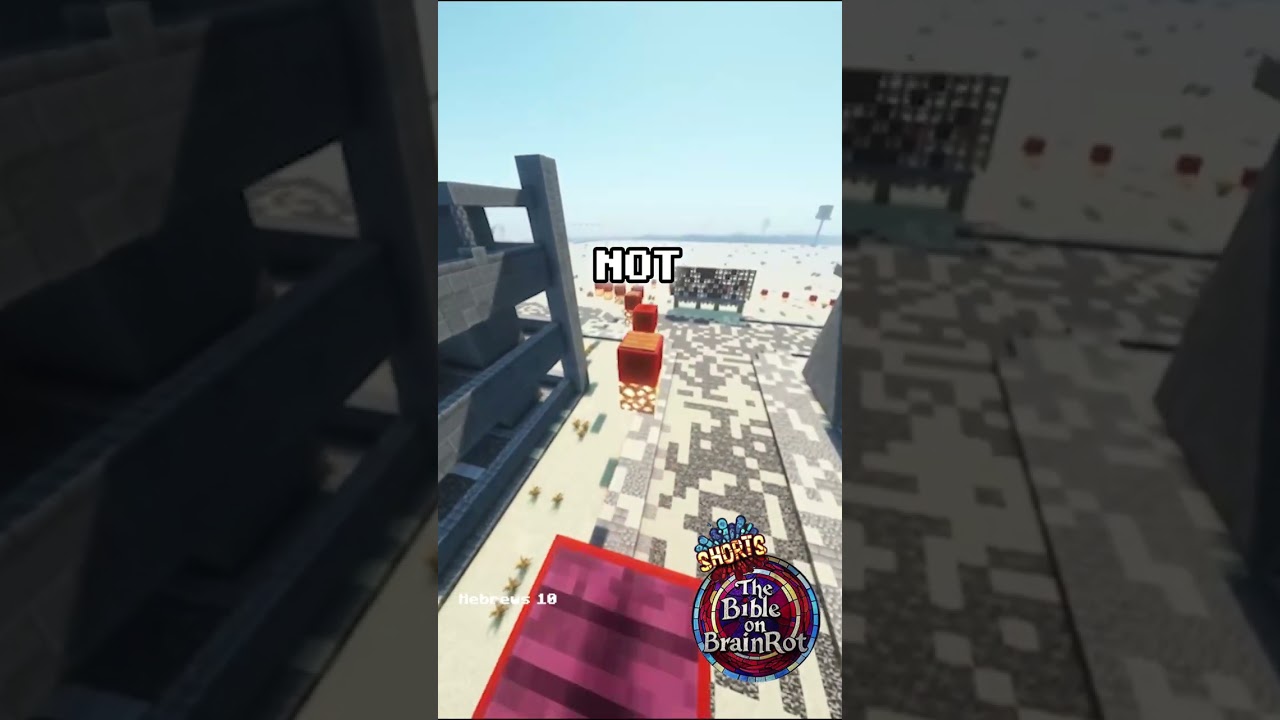 Minecraft Explains: Christ's Sacrifice Fulfills Old Law! #shorts