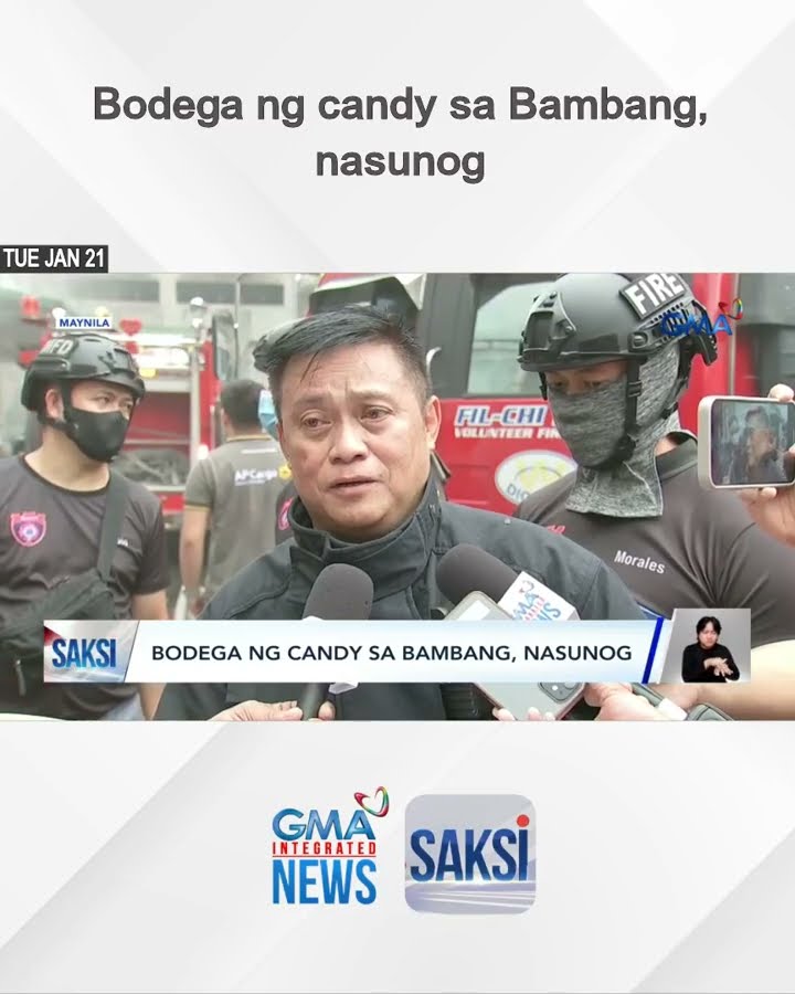 Bodega ng candy sa Bambang, nasunog | Saksi