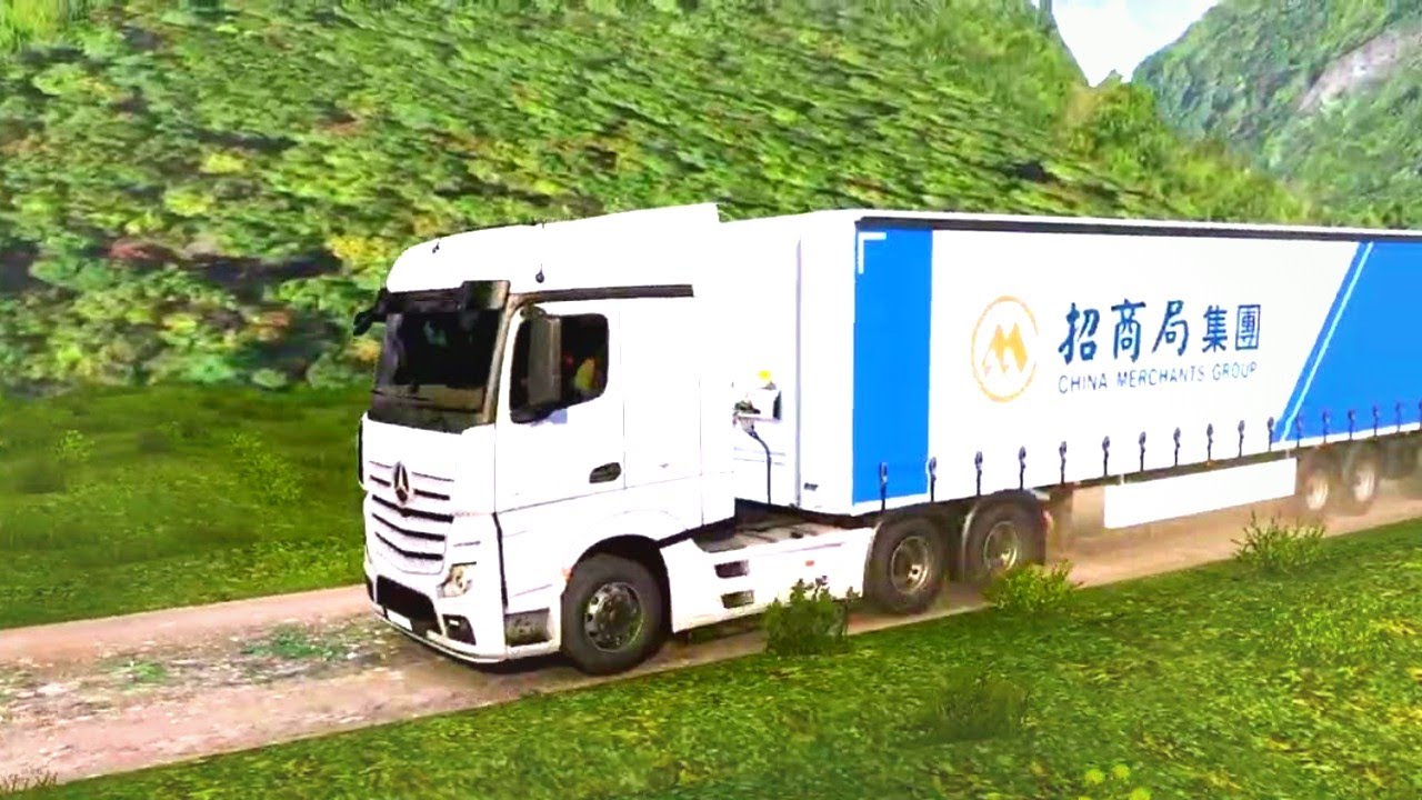 Mercedes Truck Driving In Off Road Euro Truck Simulator 2 YouTube