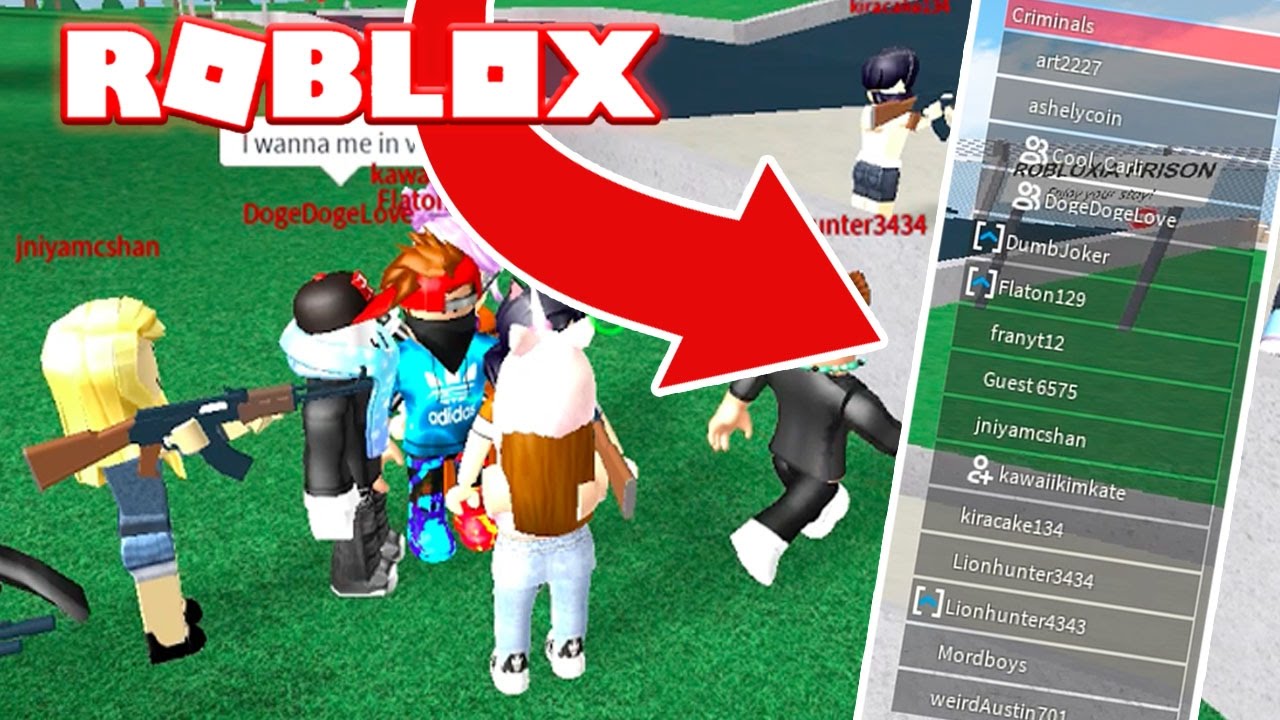 Getting The Whole Server To Become Criminals Roblox Prison Life -