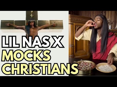 LIL NAS X DRESSES UP AS JESUS & MOCKS HIM IN NEW VIDEO